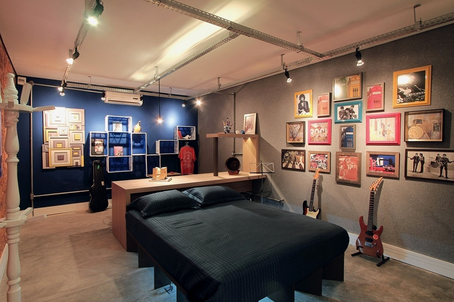 como decorar quarto masculino pequeno