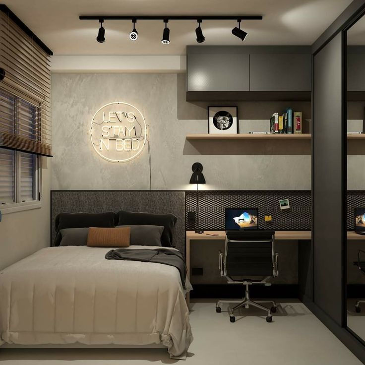 como decorar quarto masculino pequeno