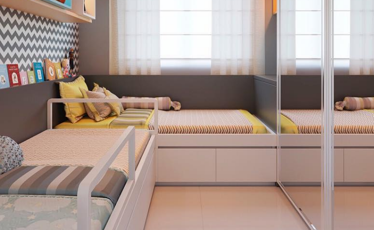 Móveis Multifuncionais Essenciais para Quartos de Irmãos Pequenos