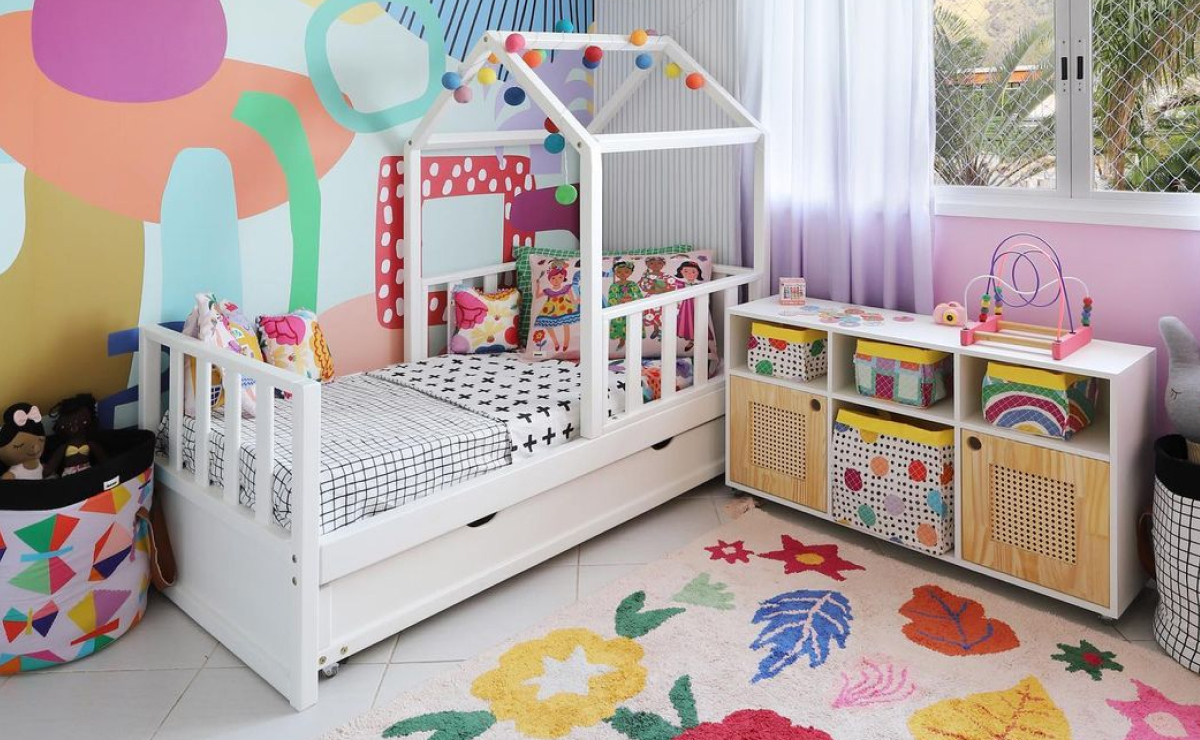 decoração quarto montessoriano seguro