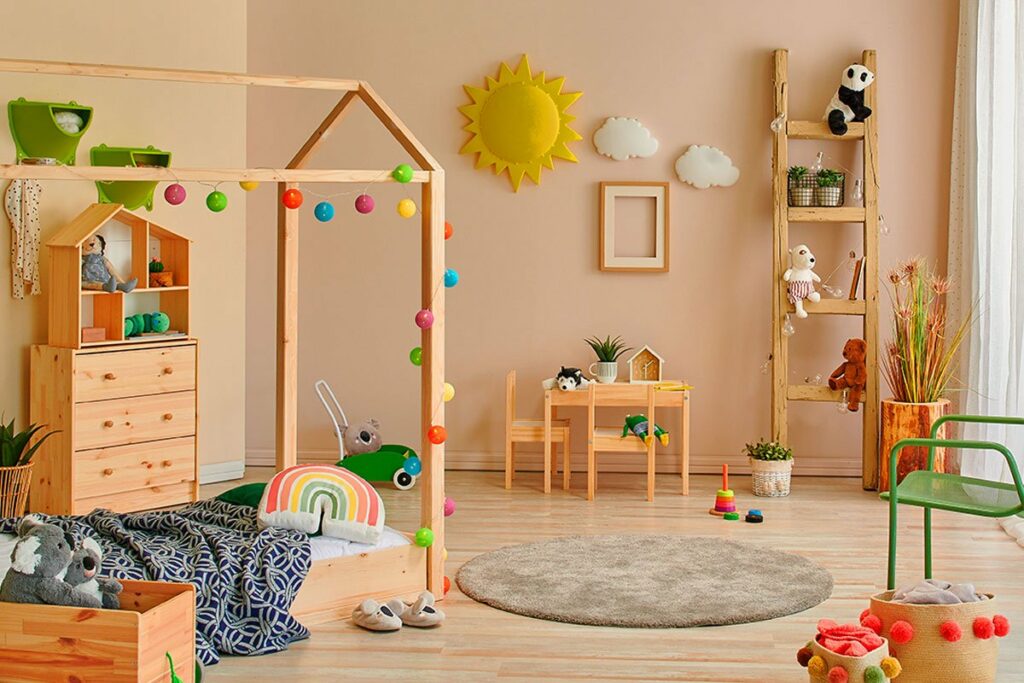 móveis montessorianos para sala de brinquedos