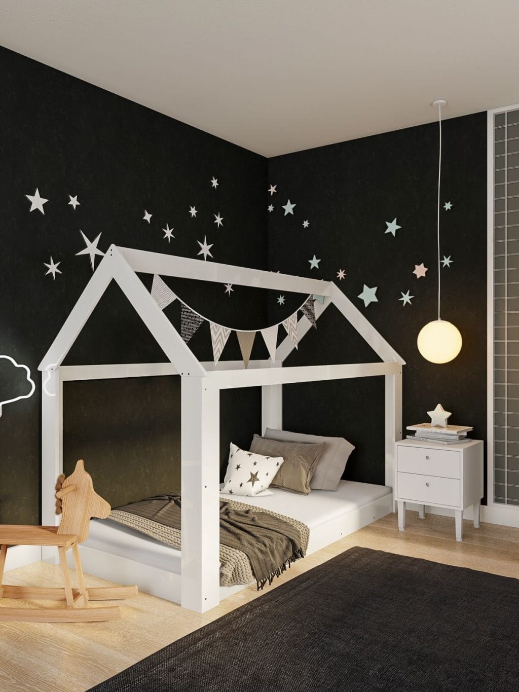 decoração quarto montessoriano seguro