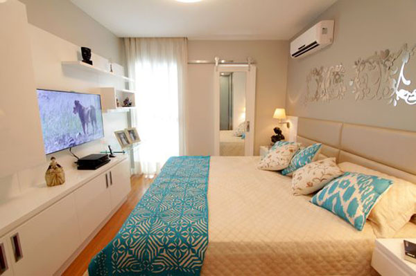 altura ideal TV para deitar