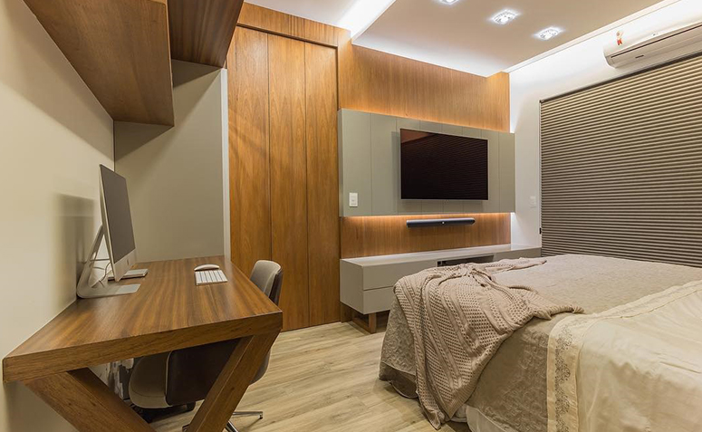 qual tamanho de TV para quarto pequeno