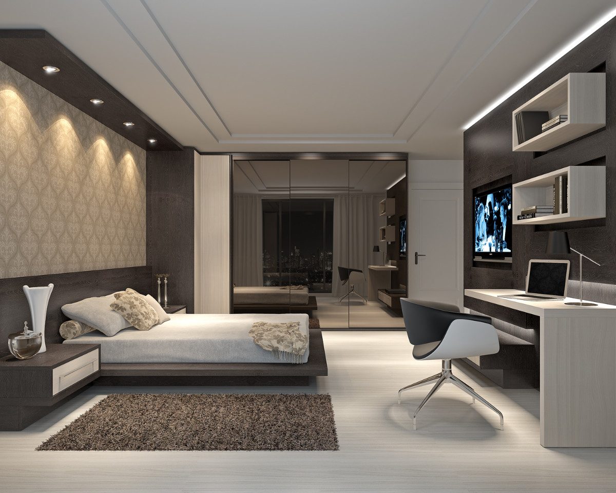 dicas iluminação quarto com TV