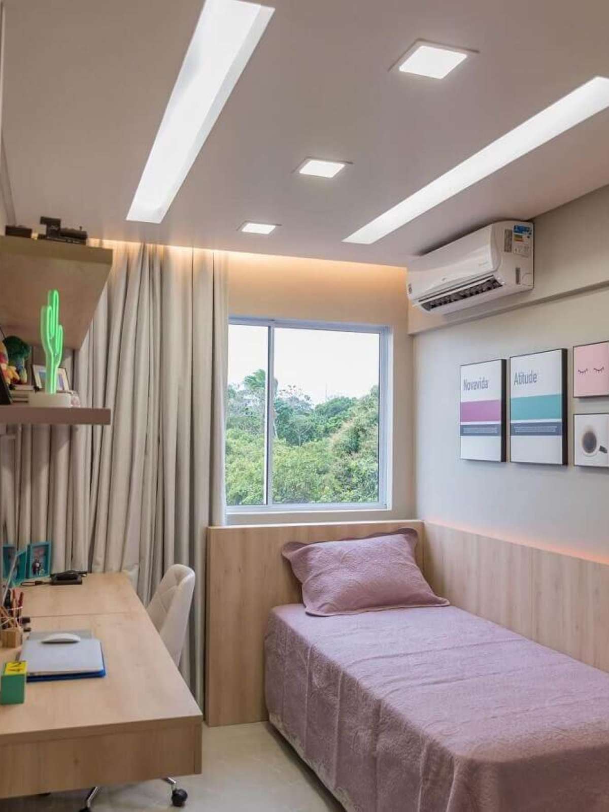 decoracao de quarto pequeno de solteiro