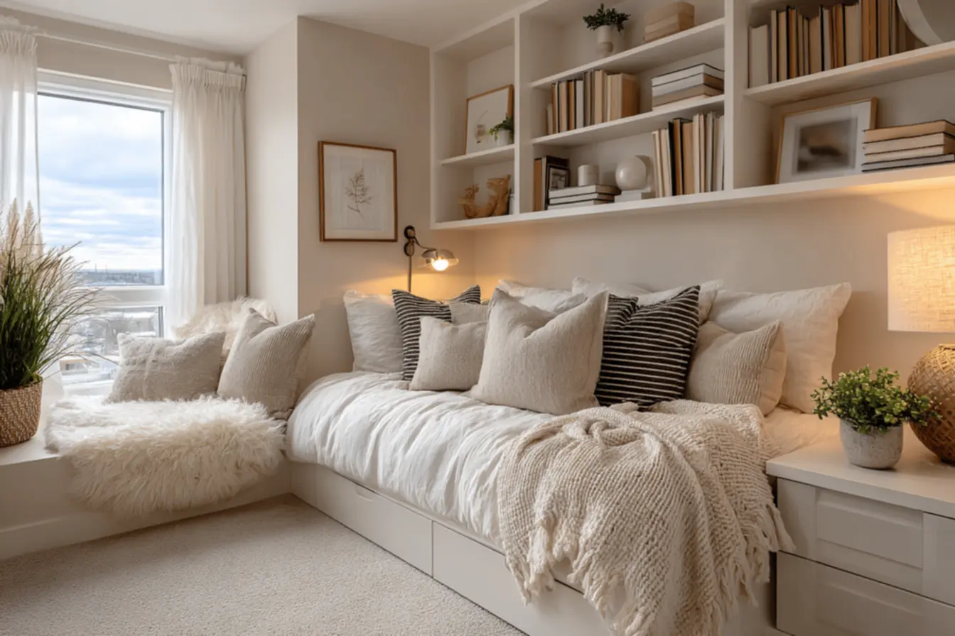 como otimizar espaço quarto solteiro pequeno