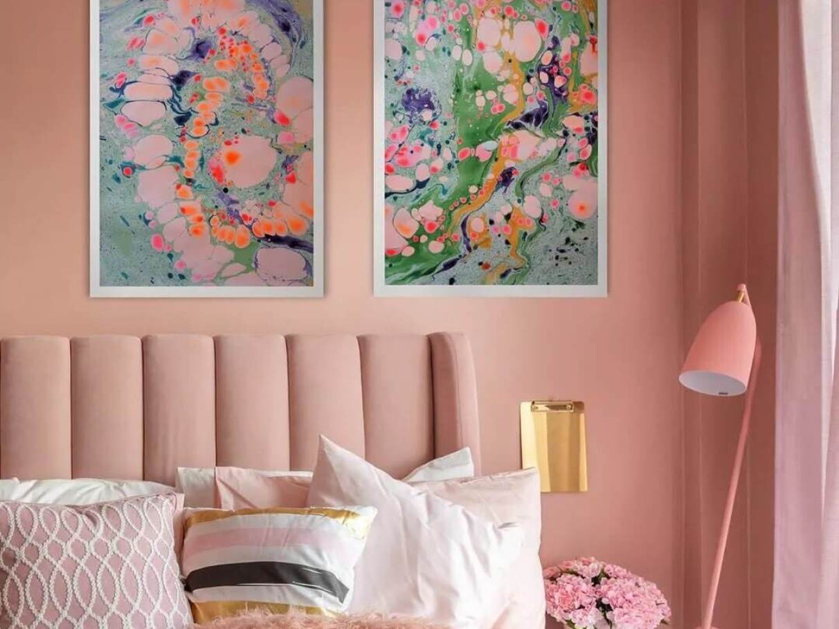 Decoração de quarto rosa para casais: sofisticação e romance