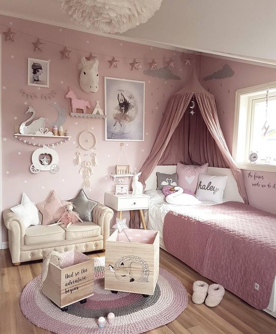 5 estilos de decoração para quarto rosa