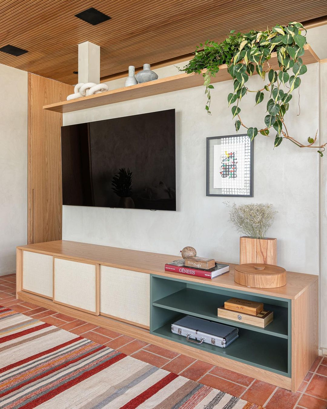 ideias criativas para rack de tv