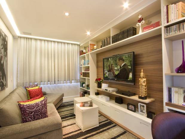 rack minimalista sala de estar