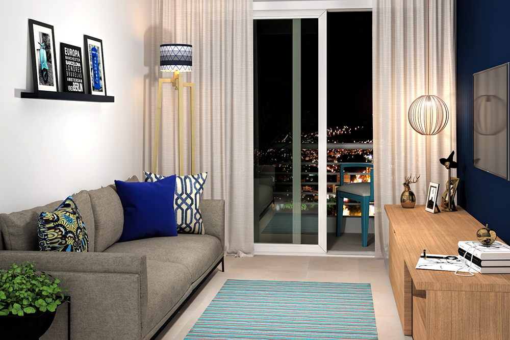 5 maneiras de usar azul claro para ampliar espaços