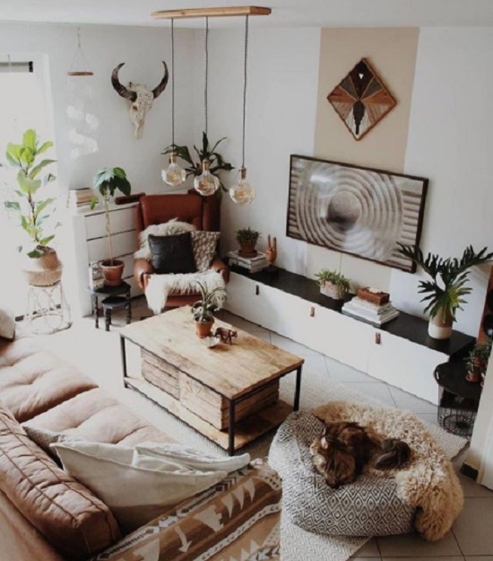 tendência decoração boho 2026