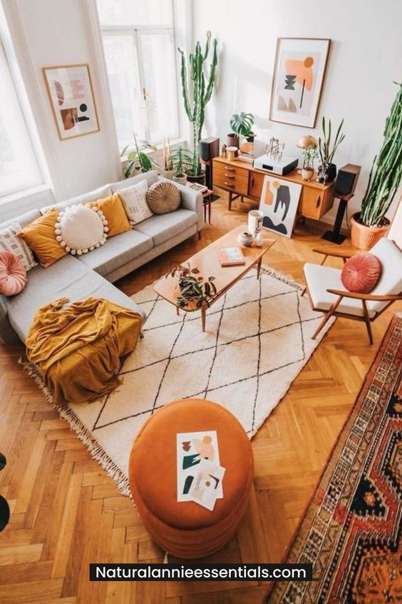 decoracao de sala boho