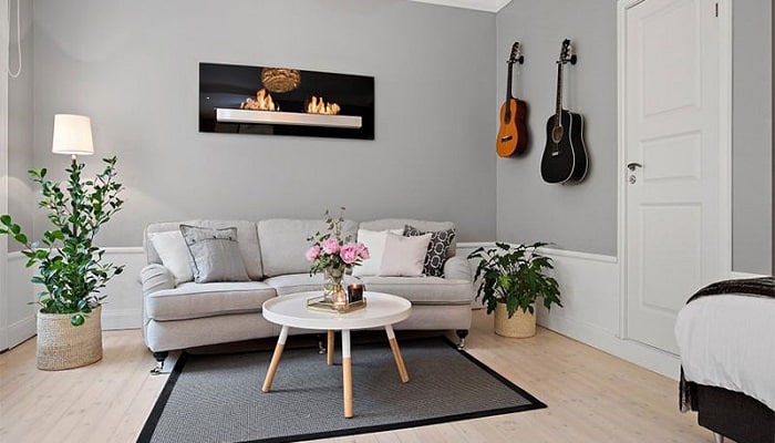 decoracao de sala clean simples