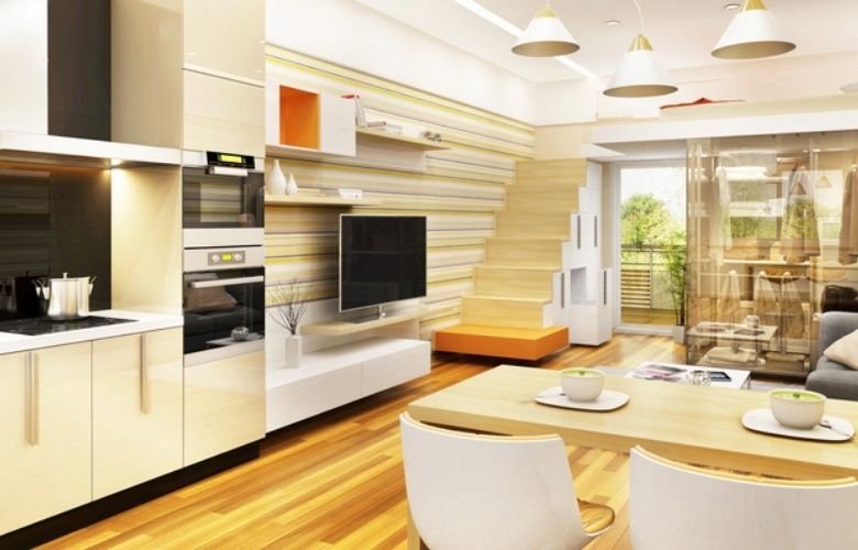 decoração moderna para escadas internas