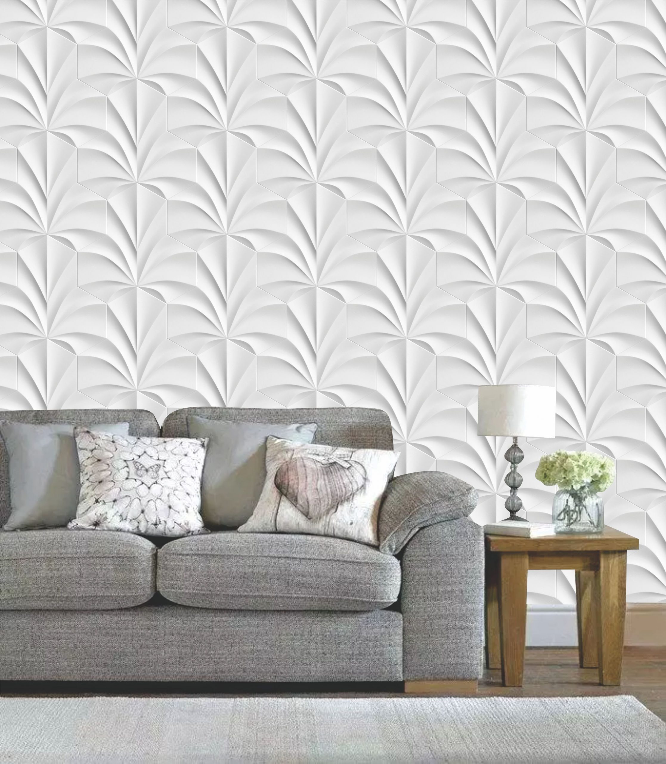 papel de parede 3d para sala de estar