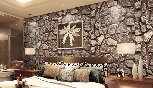 decoração de parede com textura 3d