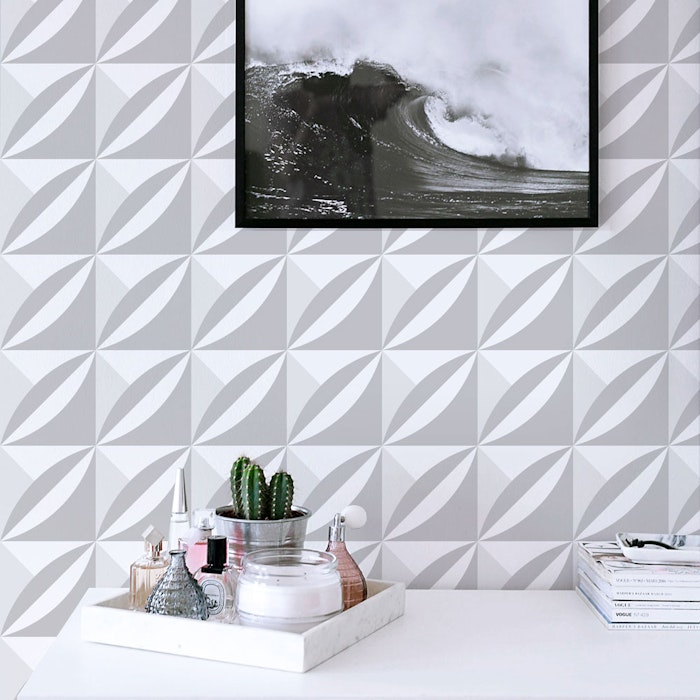 decoracao de sala com papel de parede 3d