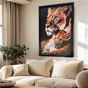 decoracao de sala com quadros grandes impacto visual