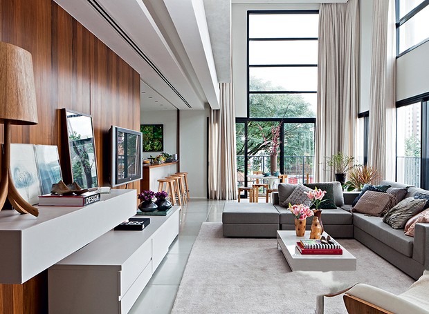 como decorar rack sala pequena