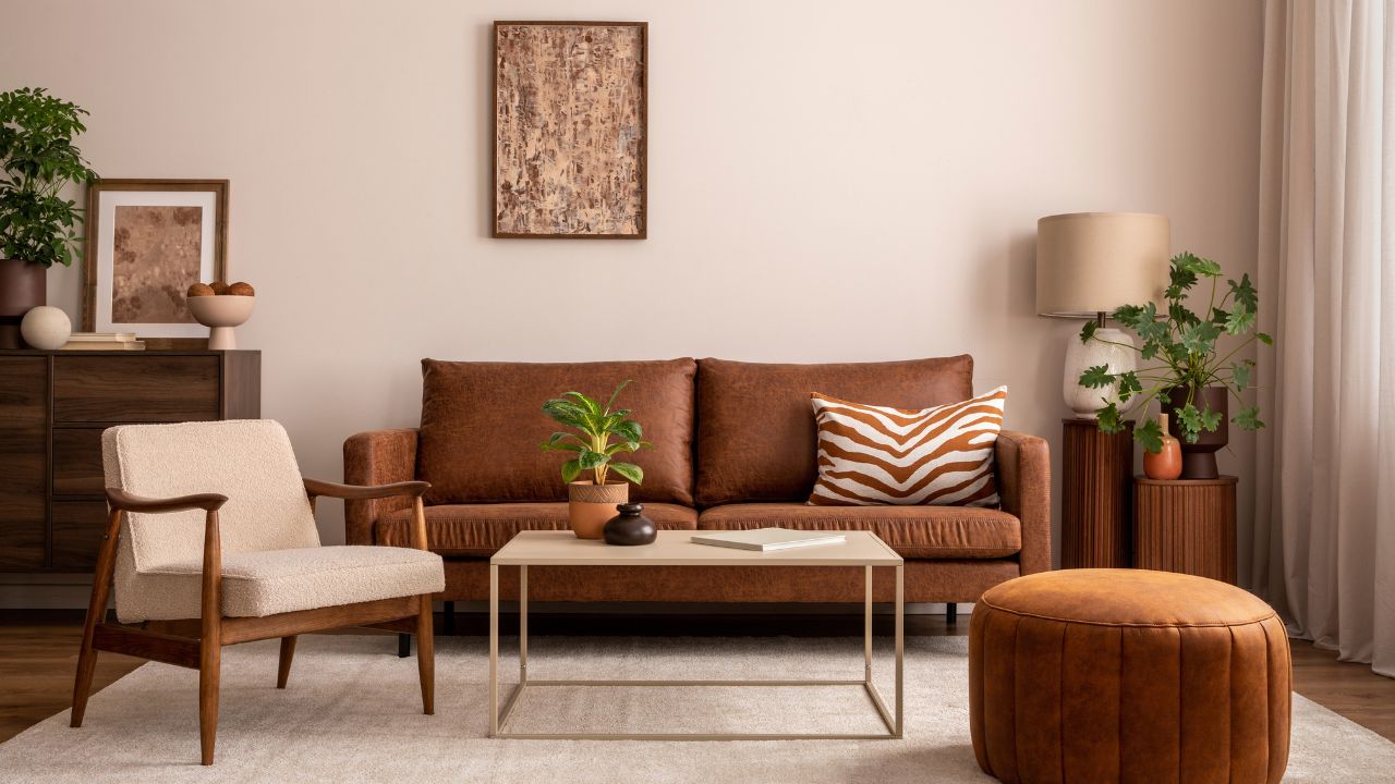 paleta de cores natureza para sala de estar