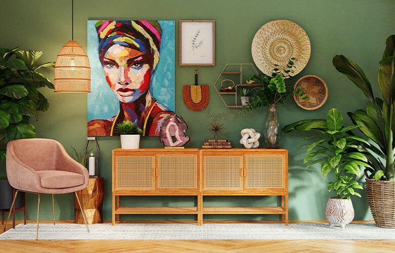 paleta de cores energéticas para sala