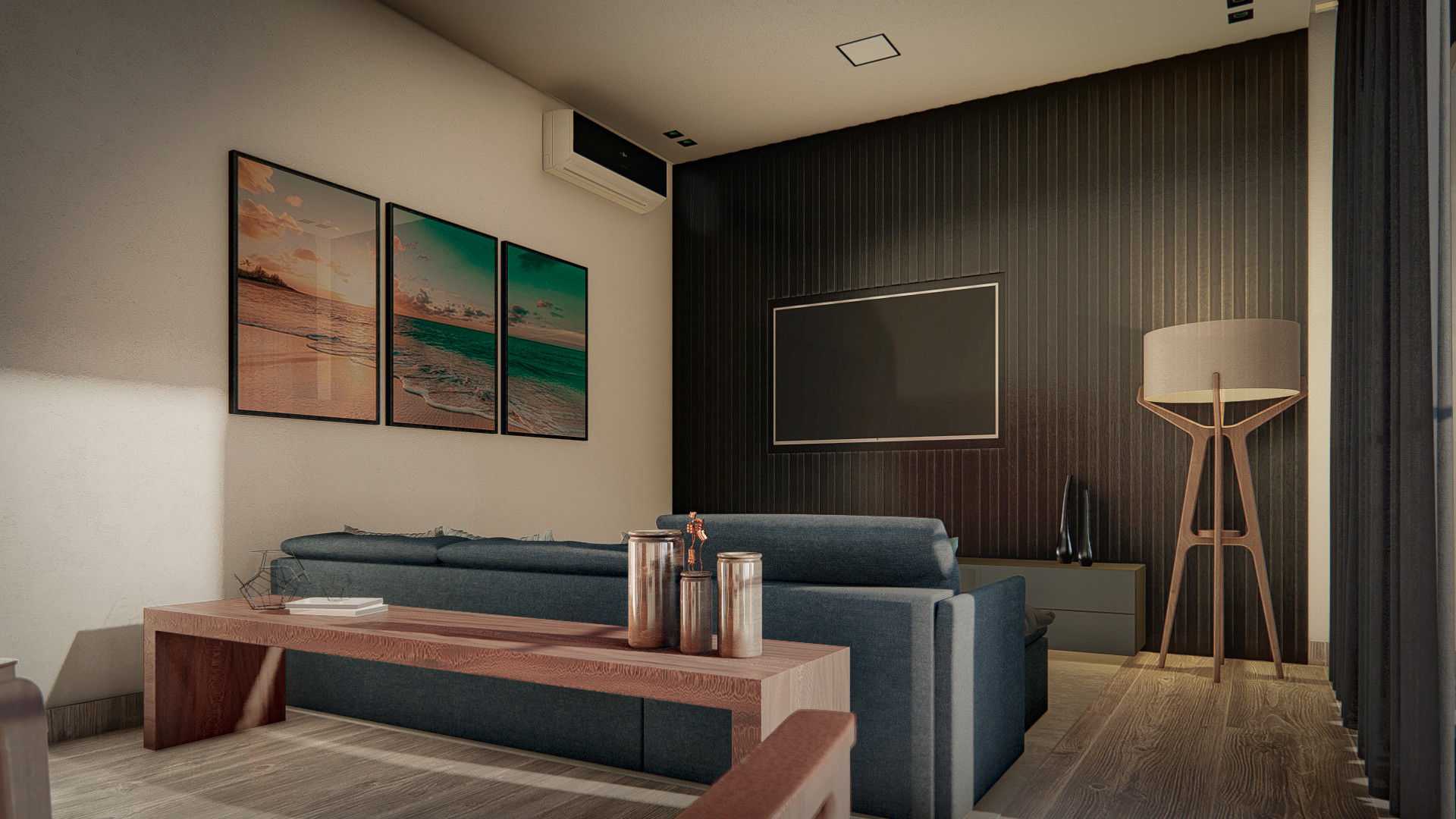 como decorar sala de estar masculina com pouco dinheiro