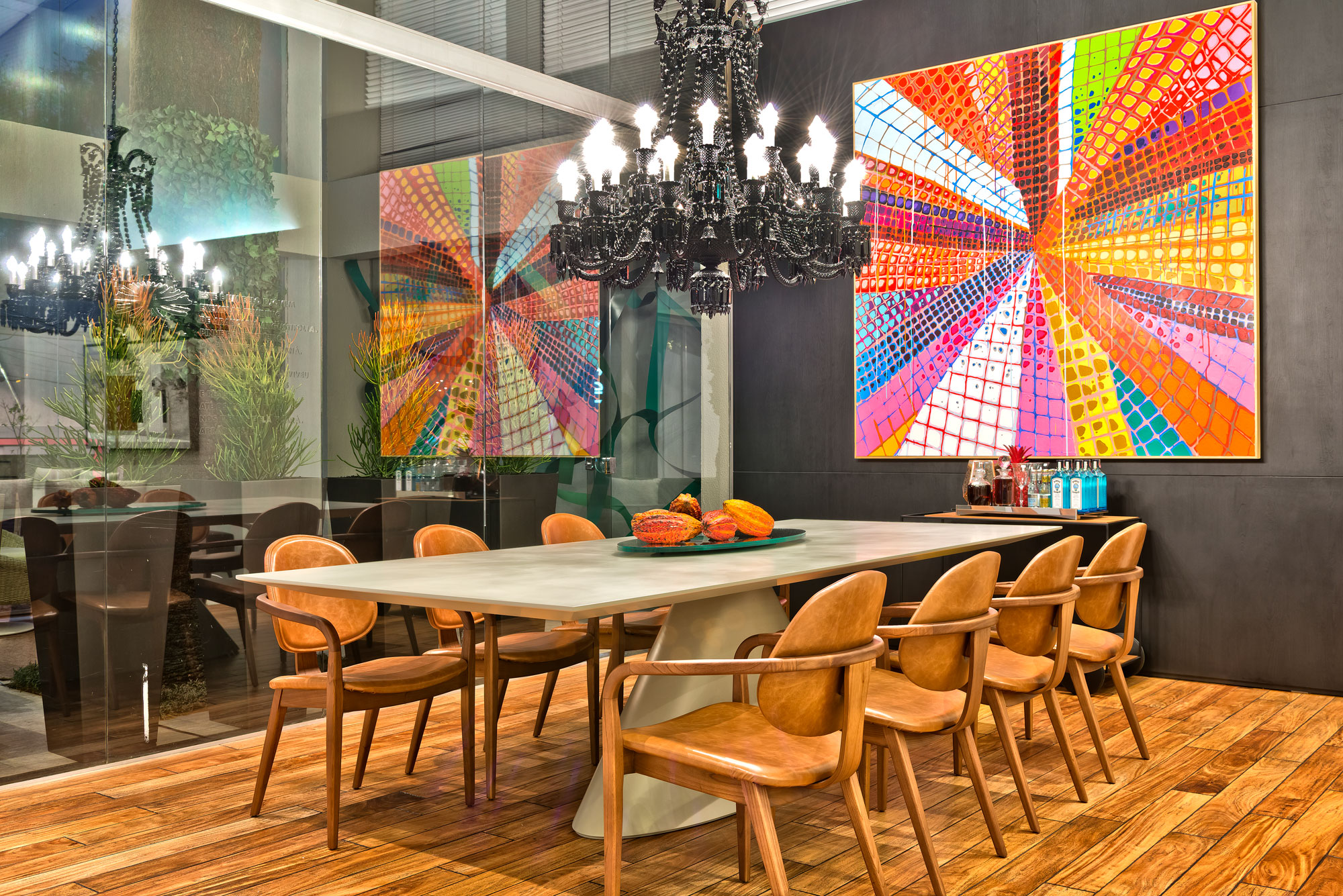 como escolher o lustre ideal para sala de jantar