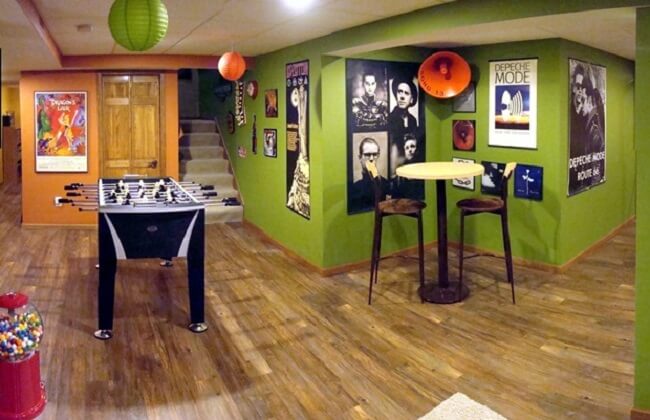 acessórios temáticos para sala de jogos