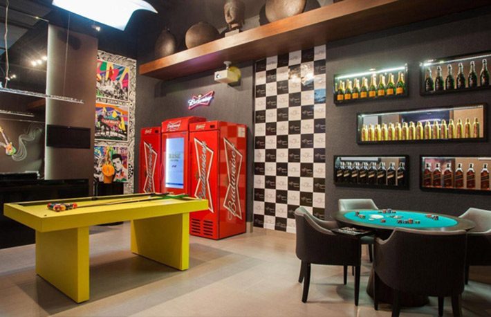 ideias de decoração para sala de jogos