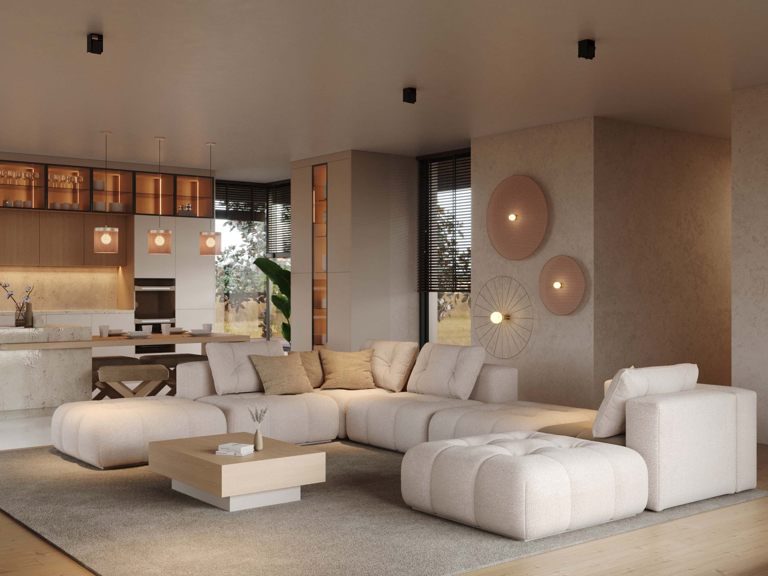 decoracao de sala escandinava