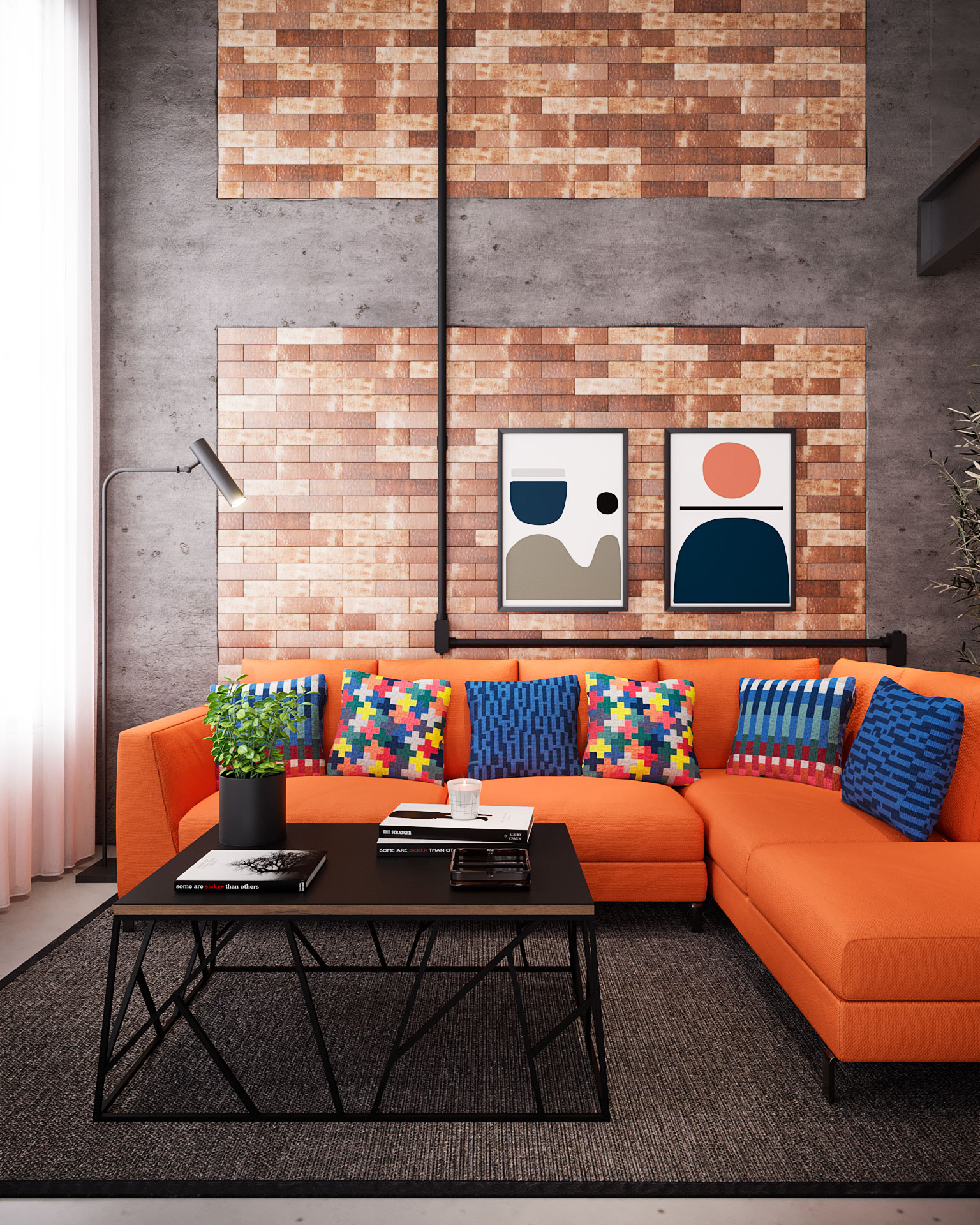 como aplicar estilo industrial em apartamento