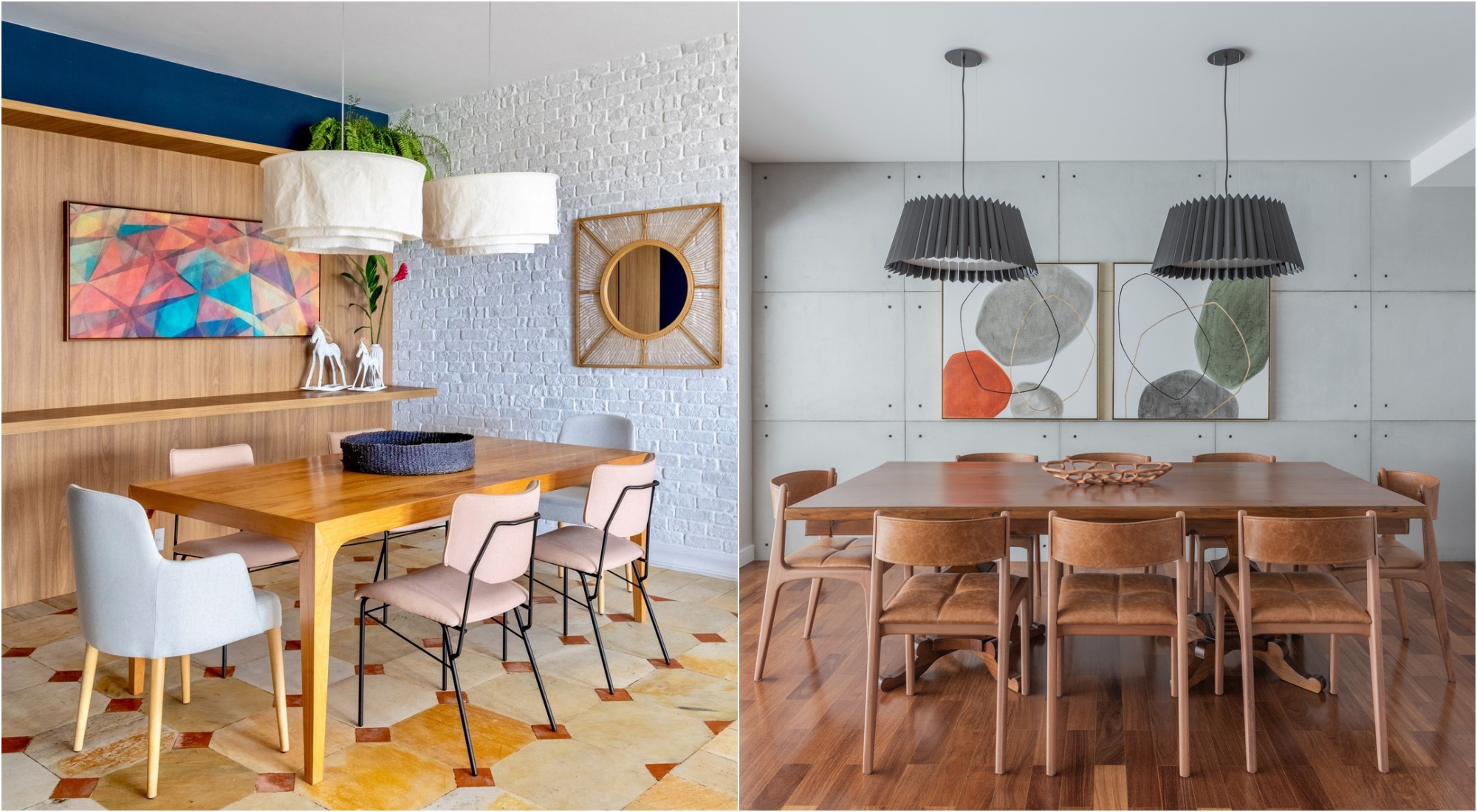 espelho na sala de jantar pequena como usar para ampliar