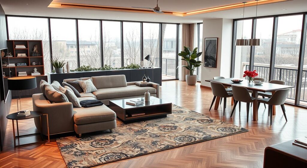 tecnologia integrada em móveis de sala