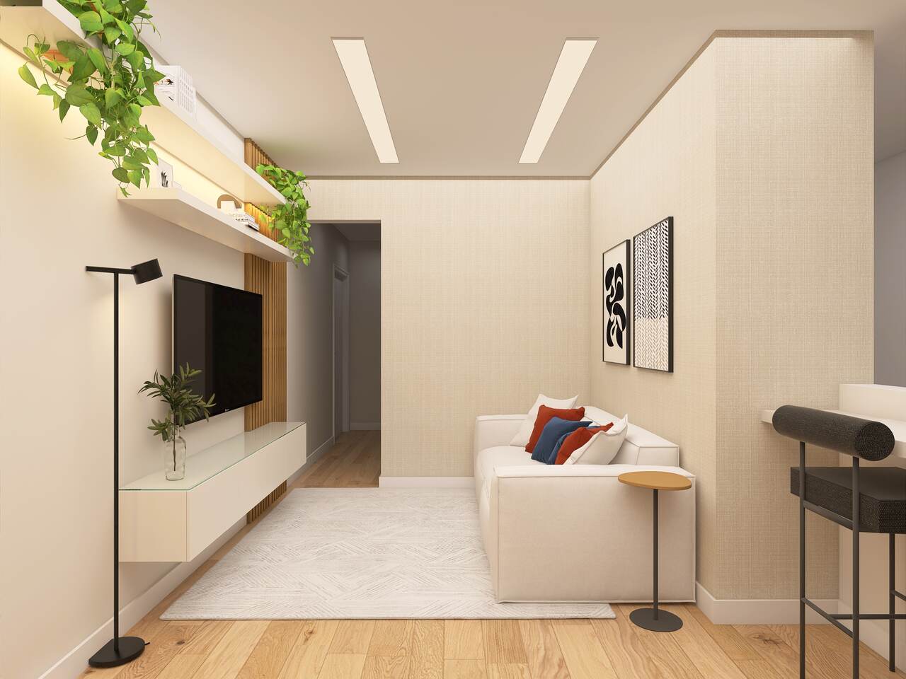 ideias para apartamento alugado reversíveis