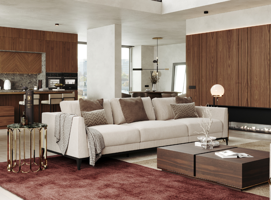 como deixar a sala aconchegante no outono