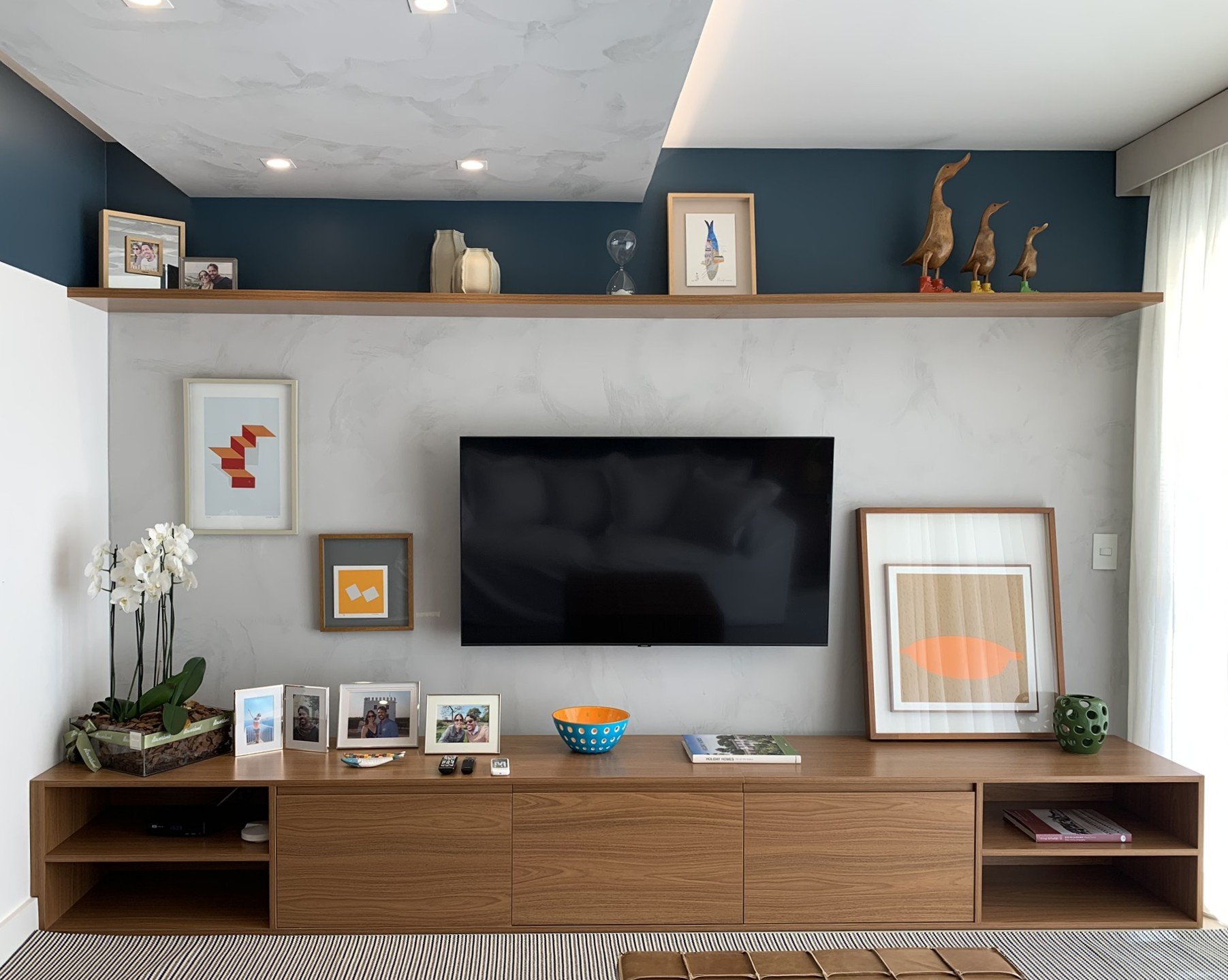 objetos decorativos sala tendência