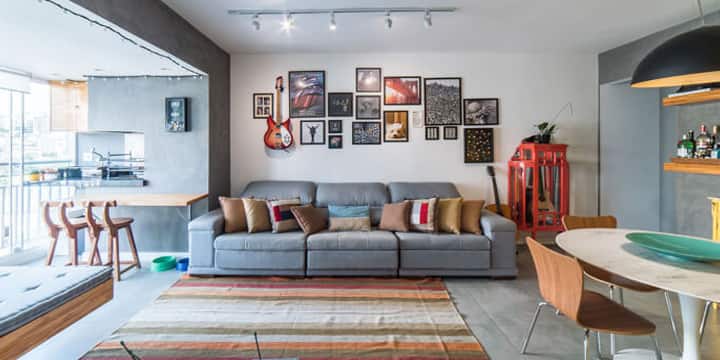 decoracao sala pequena funcional e bonita