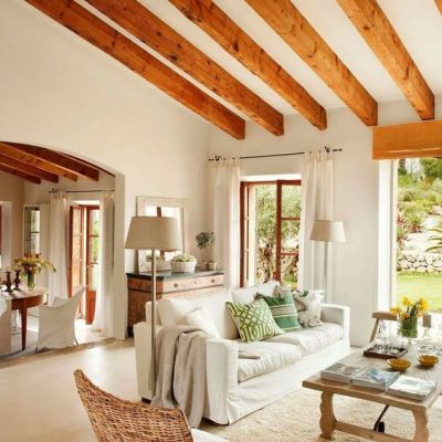 decoracao de sala rustica