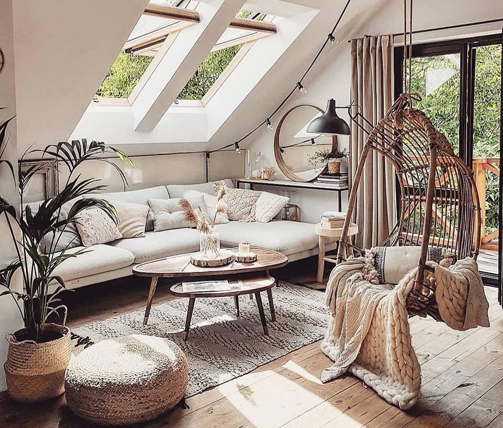 como criar sala rústica aconchegante