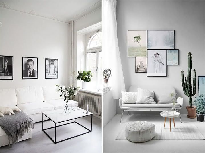 como decorar sala simples gastando pouco