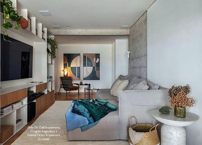 ideias decoração sala pequena econômica