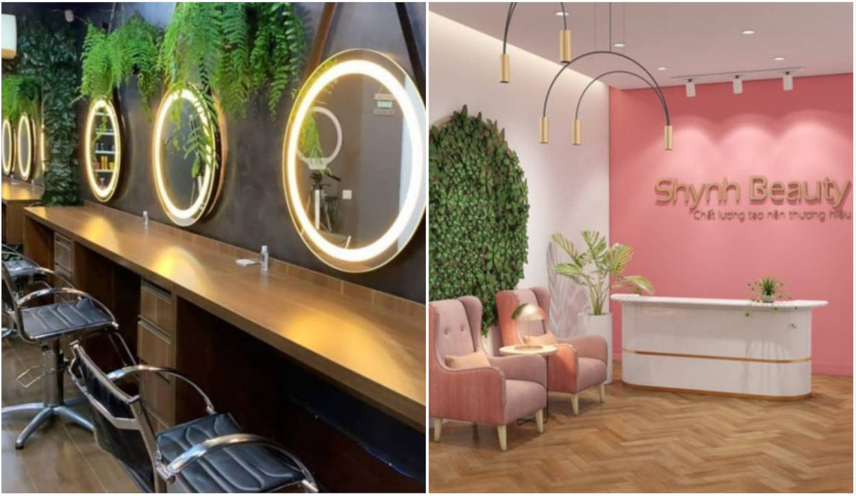 tendências decoração salão de beleza bem estar