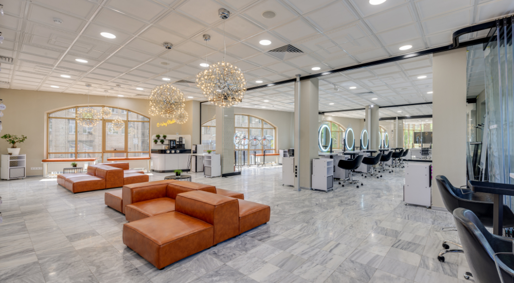 decoracao de salao de beleza