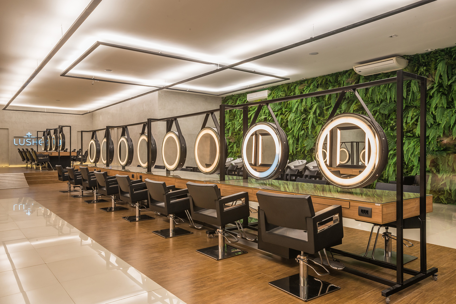 iluminação indireta para salões