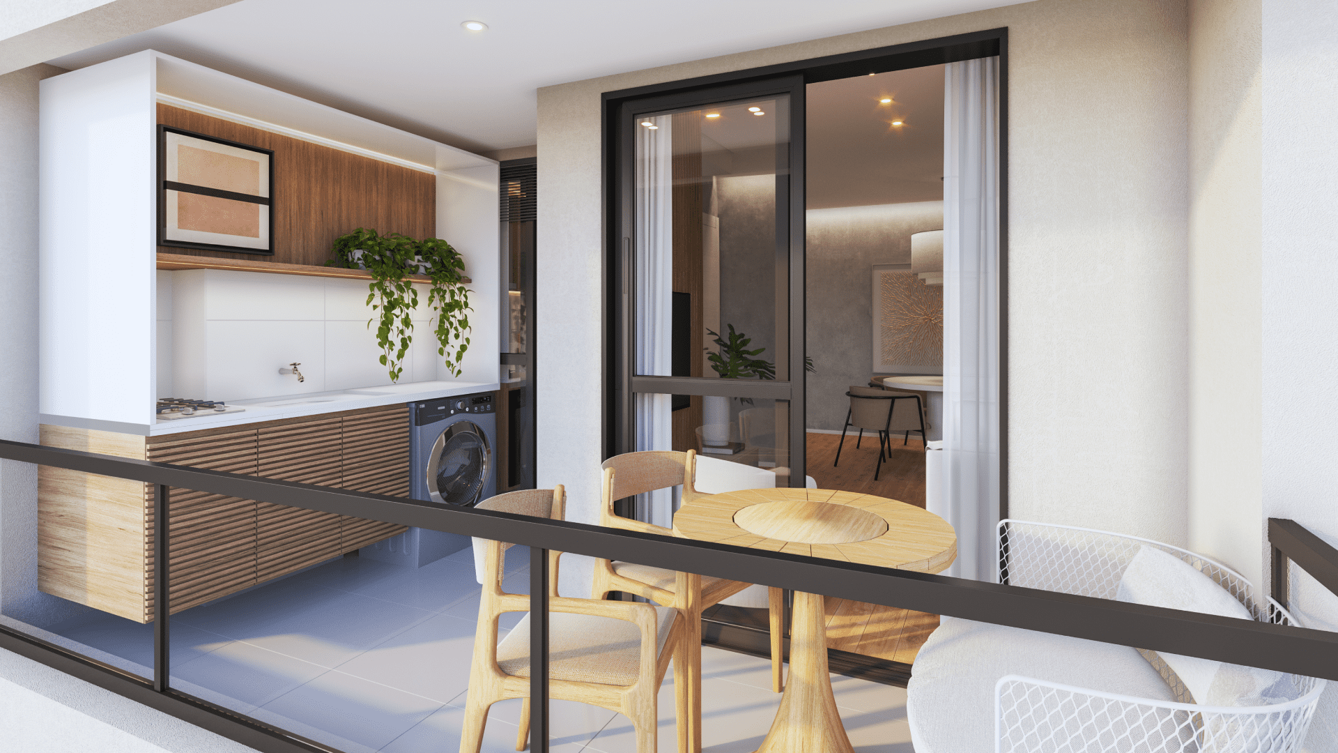 como decorar varanda pequena simples