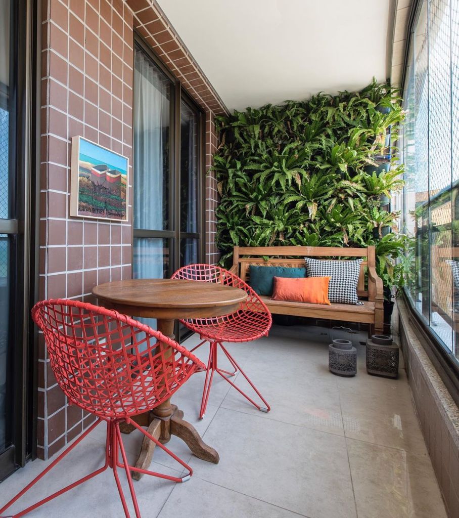 decoracao de varanda pequena e simples