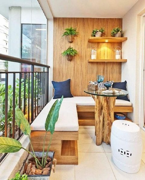 como decorar varanda pequena simples