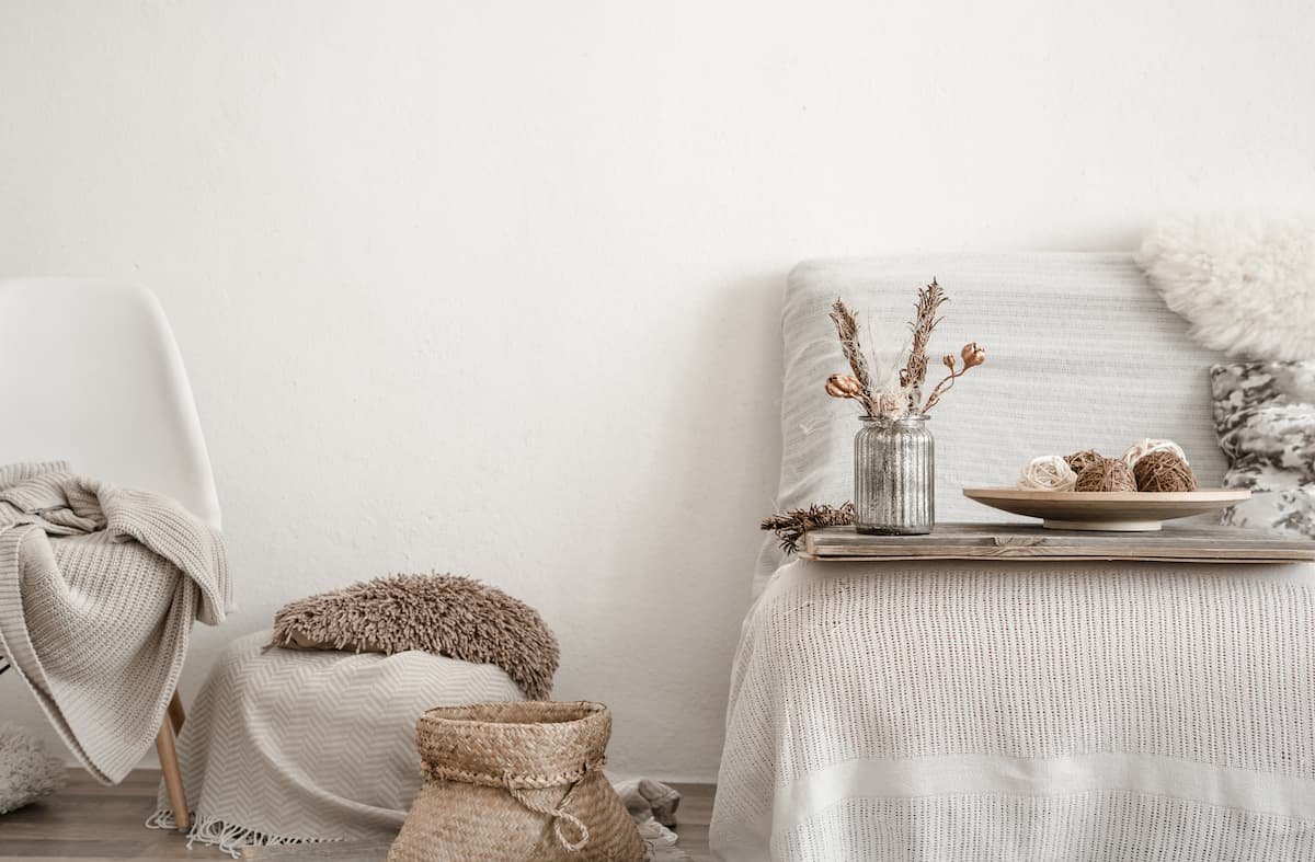 almofada de nó escandinavo ou almofada geométrica qual escolher